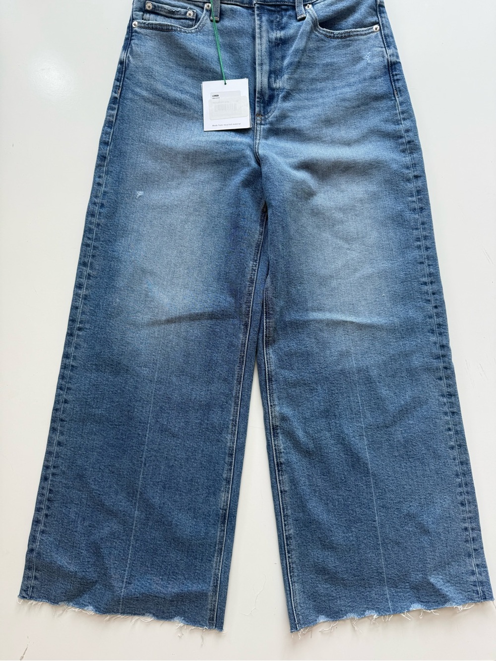 NWT Pistola Lana Crop High Rise Ultra Wide Leg Jeans Size 28 - Picture 3 of 7